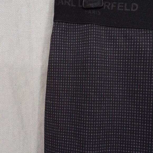 Karl Lagerfeld Paris Women's Stretch Knit Ankle Leggings - size 10 - Picture 4 of 10